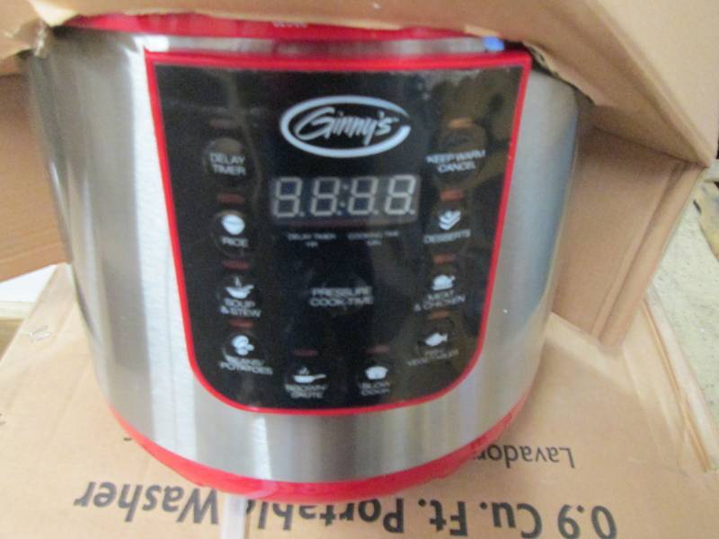 lot 139 image: 8-Qt. Electric Pressure Cooker by G...