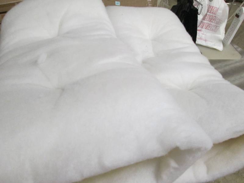 lot 157 image: Egg Crate Foam Cushions...