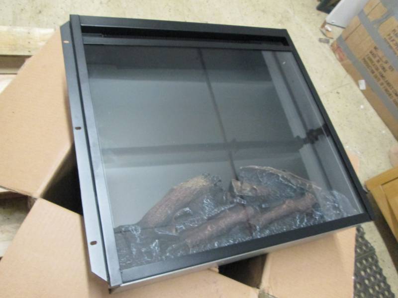 lot 271 image: Electric Fireplace Insert open box,...