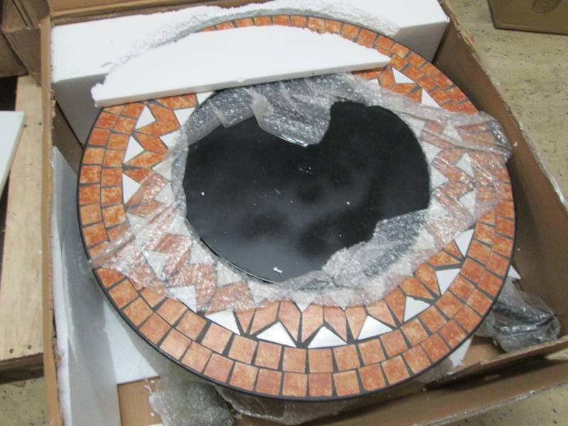 lot 276 image: Round Firepit Table open box Retail...