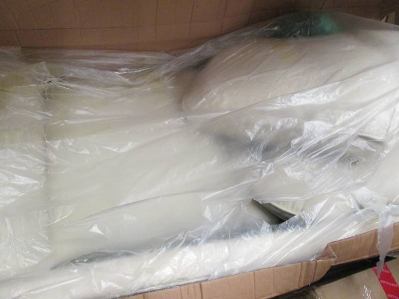 lot 283 image: Shannon Skirted Loveseat open box R...