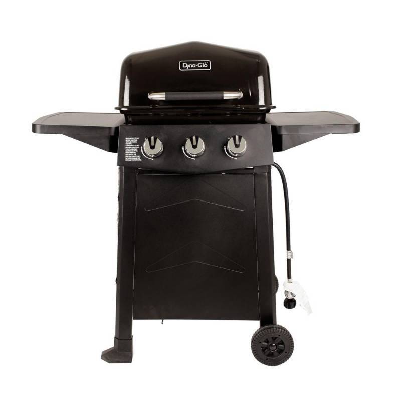 lot 91 image: Dyna-Glo 3-Burner Open Cart Propane...