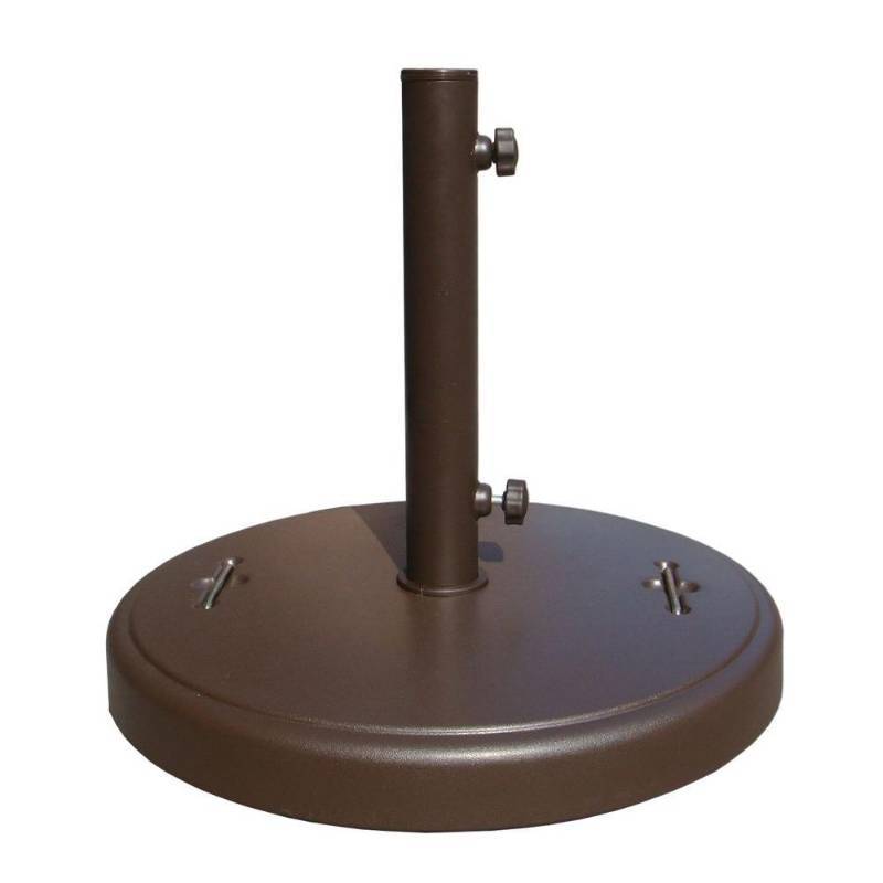 lot 200 image: 86 lbs. Brown Patio Umbrella Base w...
