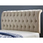 lot 235 image: Tufted Linen Headboard open box Ret...