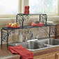 lot 249 image: 2-Tier Scroll Sink Shelf open box R...