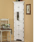 lot 266 image: 8-Door Corner Cabinet open box Reta...