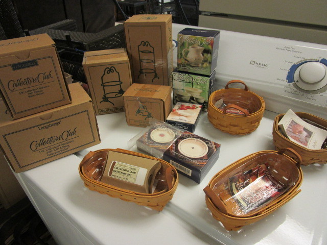 LONGABERGER MINIATURES AND BASKETS