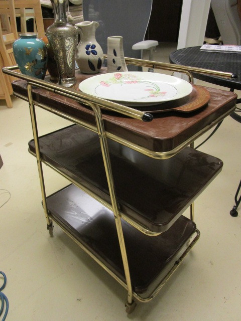 POTTERY, ENAMELWARE, WOODEN ITEMS