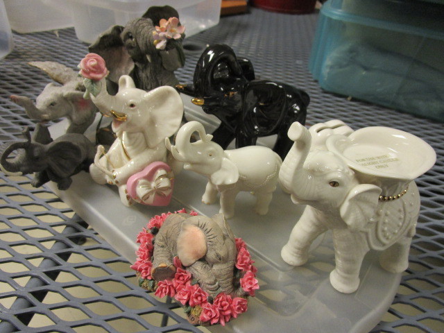 LENOX CERAMIC ELEPHANTS AND OTHERS