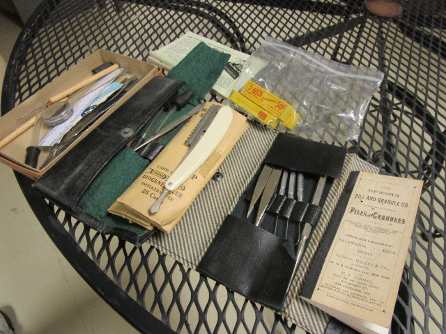 VINTAGE MEDICAL AND GROOMING IMPLEMENTS