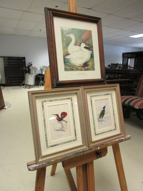 3 FRAMED ART PRINTS