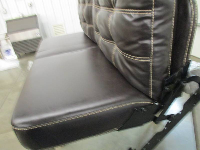 lot 36 image: RV Leather Jack Knife Couch
