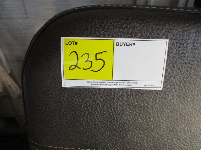 lot 235 image: Brown Bi-Fold Sofa