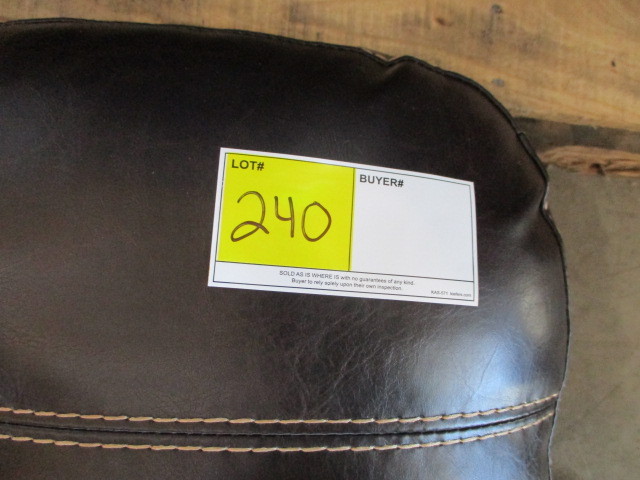 lot 240 image: Brown Bi-Fold Sofa