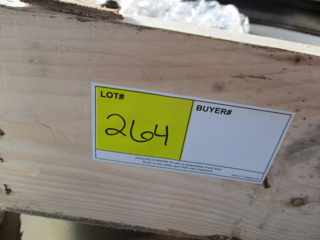 lot 264 image: RV Window WSliding Glass