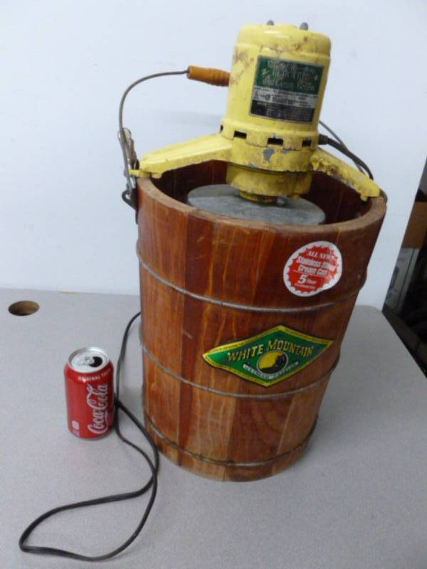 Vintage Ice Cream Freezer