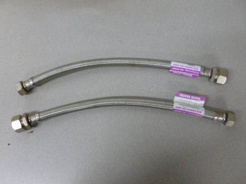 New Stainless Water Line