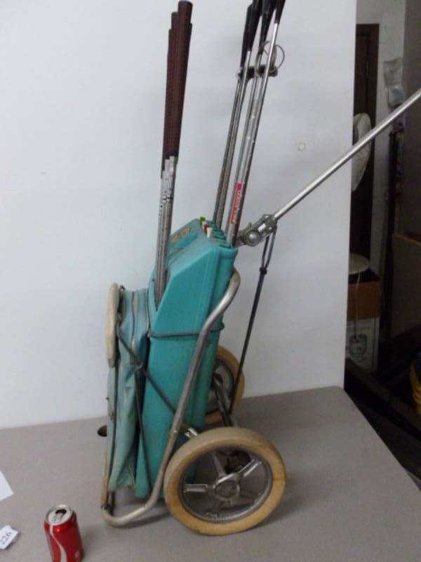 Vintage Golf Club Cart