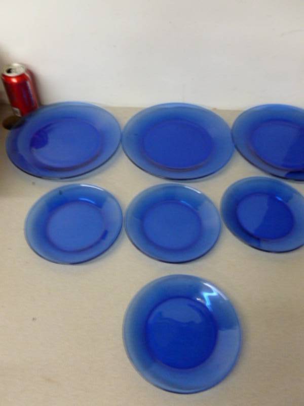Cobalt Blue Plates