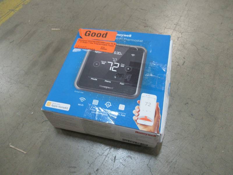 lot 43 image: Honeywell RCHT8610WF2006 Lyric T5 Wi-Fi Smart 7 Day Programmable Touchscreen Thermostat with Geofencing, Works with Apple Home kit