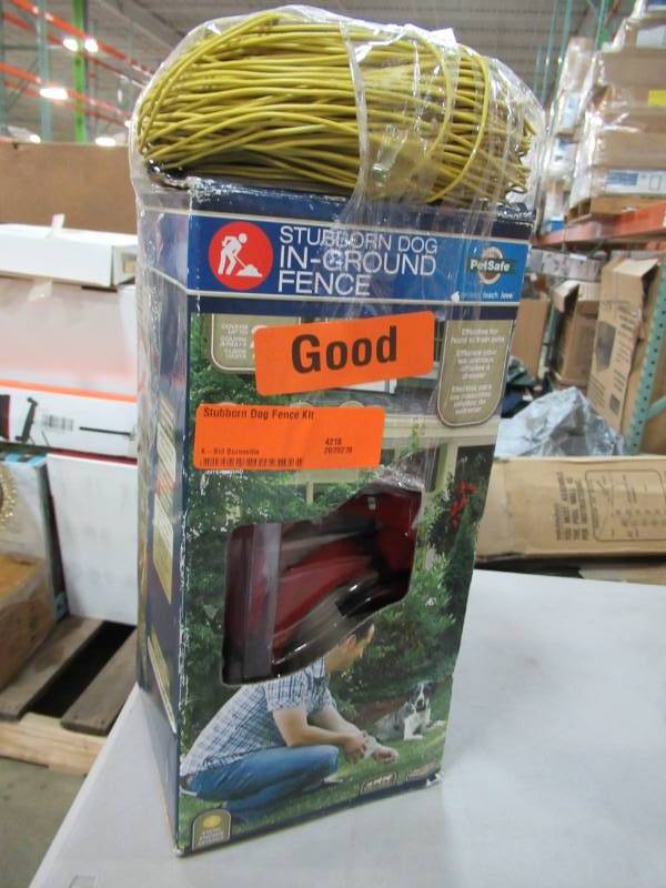 lot 45 image: PetSafe Stubborn Dog Fence Kit, Model HIG11-11052