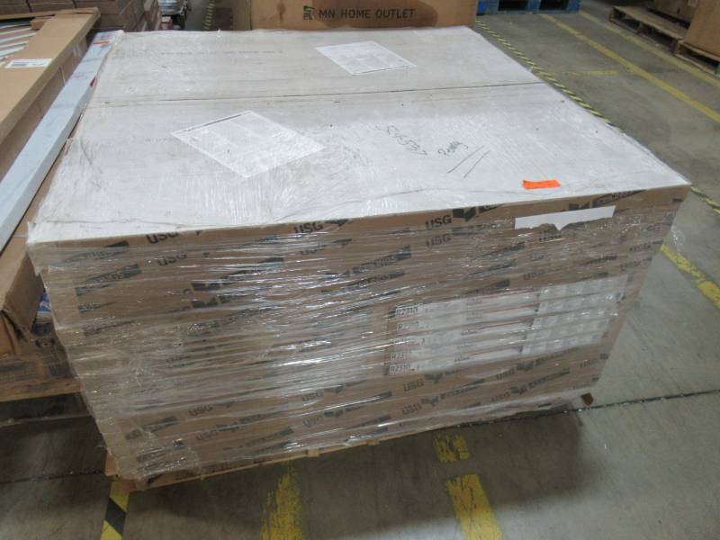 lot 74 image: 10 Cases of USG Radar 2 ft. x 4 ft. Lay-in Ceiling Tile (24 sq. ft.  case) - 3 Tiles Per Case