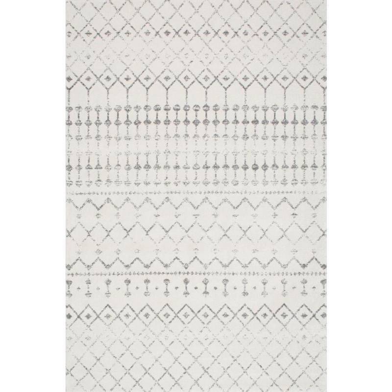 lot 106 image: nuLOOM Blythe Grey 8 ft. x 10 ft. Area Rug RZBD16A-71001010