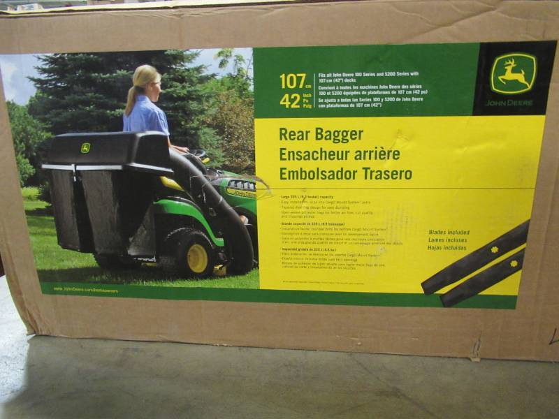 Twin bagger for 100 best sale series tractors