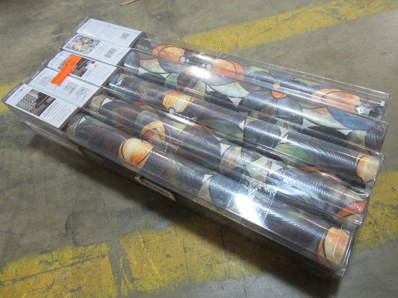 lot 129 image: 10 Cases of Artscape 24 in. x 36 in. Quatrefoil Decorative Window Film 02-3601