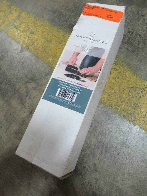 lot 142 image: Performance Accessories Simple Solutions DIY Universal Floor Installation Kit. Model SENSTOOL