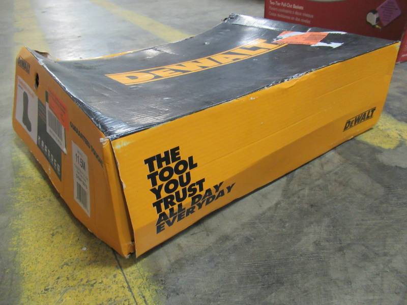 lot 169 image: Dewalt Tungsten Pull-On Mens Dark Brown Leather Puncture Resistant Aluminum Toe Waterproof 12 in. Work Boot 11.5M