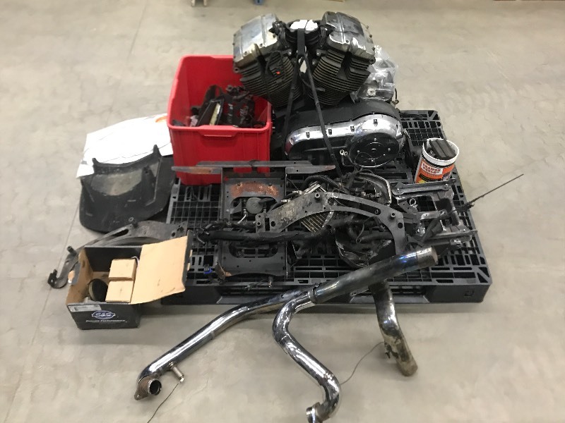 lot 12 image: 2012 Victory Cross Country Motorcycle Engine & Parts