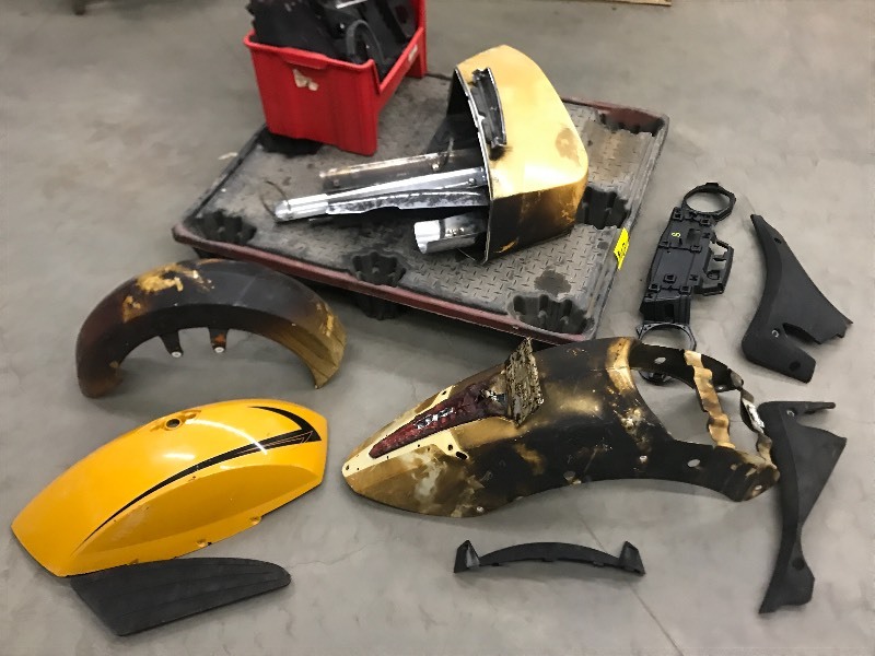 lot 13 image: 2012 Victory Cross Country Motorcycle Parts