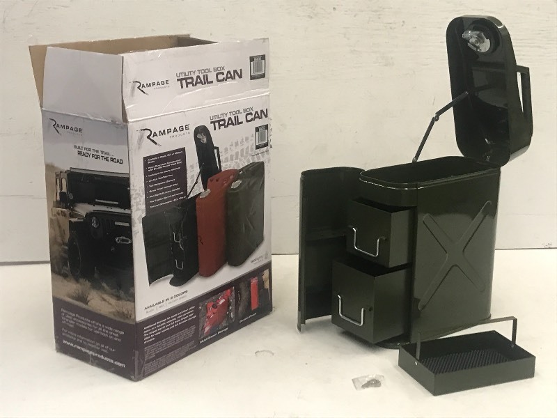 Rampage Utility Tool Box Trail Can,...
