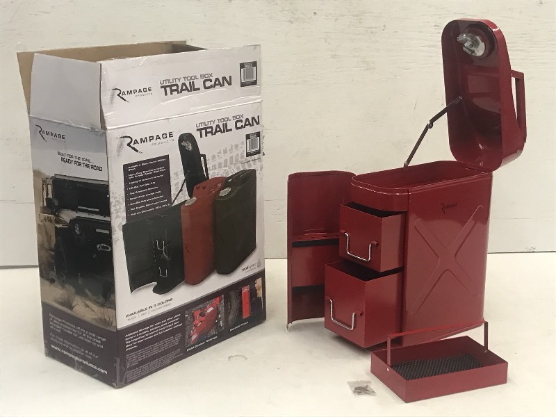 Rampage Utility Tool Box Trail Can,...