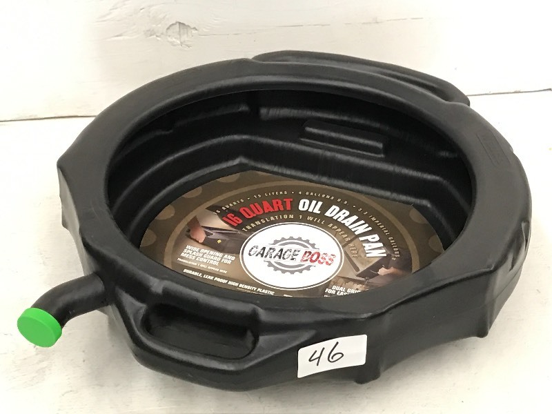 Drain-Oil Pan With Catch Basin & Po...