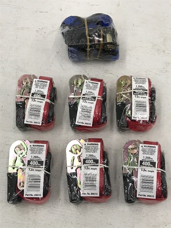 (8) 400# Ratchet Straps---Most Are ...