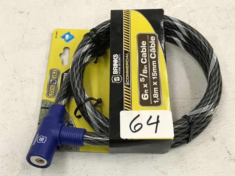 (1) Brinks 58 x 6ft Keyed Lock Ca...