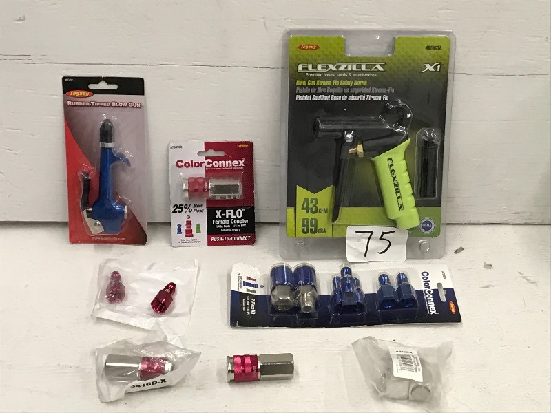 Lot Of Legacy Blow Gun Set & Assort...