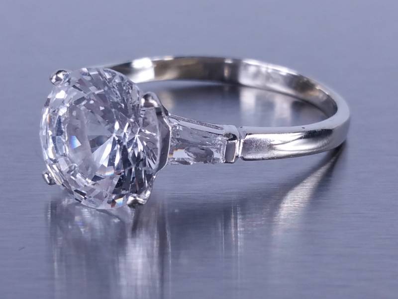 lot 58 image: 2ct Engagement Ring in Solid White Gold