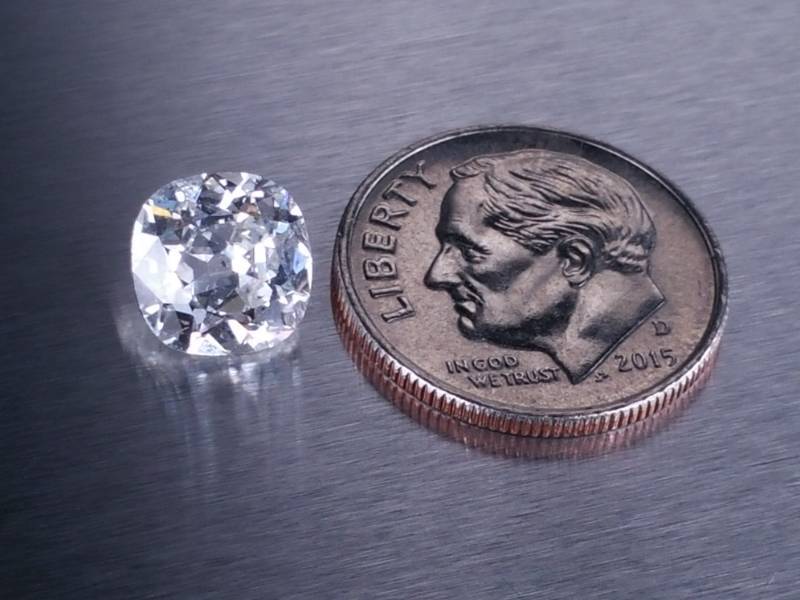 lot 1A image: 2.11 Cushion Brilliant GIA Certified Diamond