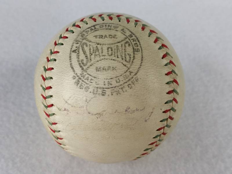 Babe Ruth & Lou Gehrig 1928 Yankees World Series Champs Team Signed Baseball  JSA