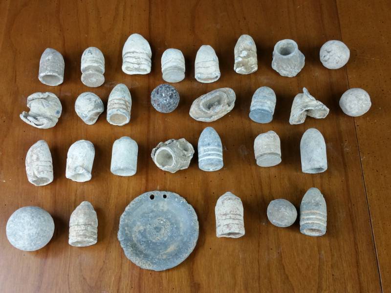 lot 10D image: Large Collection of Civil War Artifacts