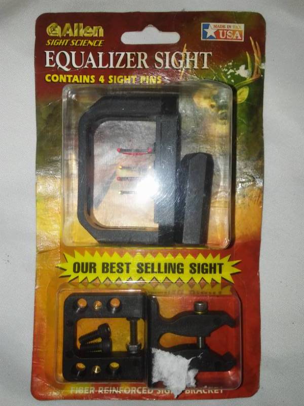 lot 21 image: Bow Sight - hunting - Allen Sight science NEW IN BOX.