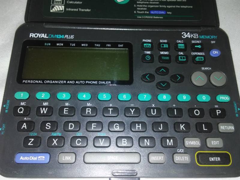 lot 36 image: Royal DM134 , organizer, phone dialer,