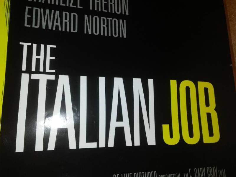 lot 116 image: The Italian Job authentic movie poster . Fabulous cast -