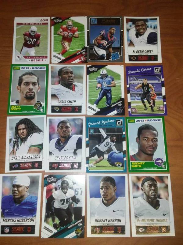 lot 222 image: 16 rookie cards - all perfect.