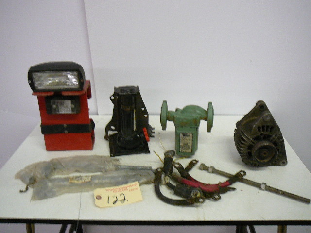 Alternator, Taco Pump, Jack Light, Cable Ends, Anchor Bolts