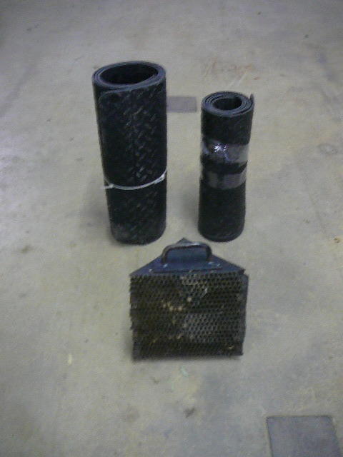 Wheel Chuck, Rubber Mat