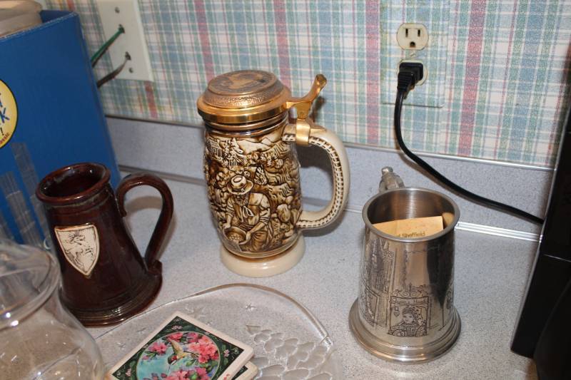 lot 238 image: Lot of (3) Old Beer Steins